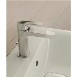 Mitigeur lavabo Grande Cerafine D avec tirette et vidage