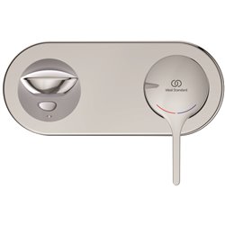 Mitigeur lavabo Melange mural avec corps à encastrer