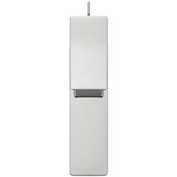 Mitigeur lavabo monotrou Check réhaussé, chrome, tirette et vidage bonde métal