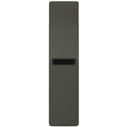 Mitigeur lavabo monotrou Check réhaussé, gris magnétique, sans tirette ni vidage