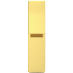 Mitigeur lavabo monotrou Check réhaussé, or brossé, sans tirette ni vidage