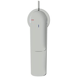Mitigeur lavabo monotrou Connect Air chrome, tirette et vidage bonde métal