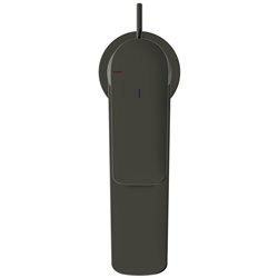 Mitigeur lavabo monotrou Connect Air gris magnétique, tirette et vidage bonde métal