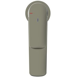Mitigeur lavabo monotrou Connect Air gris orage, sans tirette ni vidage