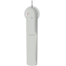 Mitigeur lavabo monotrou Connect Air réhaussé tirette et vidage bonde métal