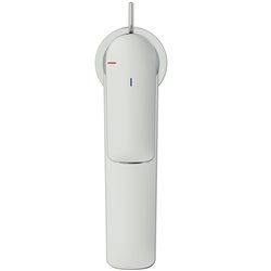 Mitigeur lavabo monotrou Grande Connect Air avec tirette et vidage bonde métal