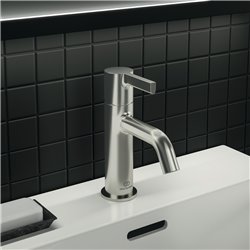 Mitigeur lavabo monotrou Joy gris orage, sans tirette ni vidage