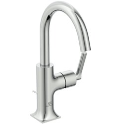 Mitigeur lavabo monotrou Joy Neo Avec tirette et vidage Chromé