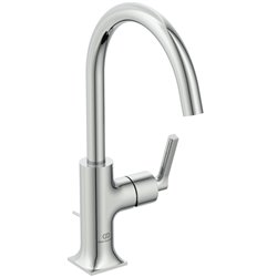 Mitigeur lavabo monotrou Joy Neo Avec tirette et vidage Chromé