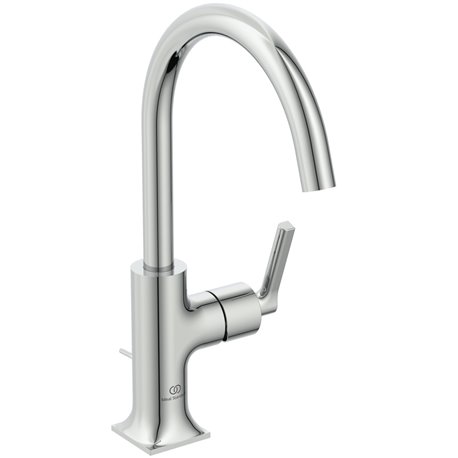 Mitigeur lavabo monotrou Joy Neo Avec tirette et vidage Chromé