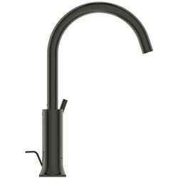 Mitigeur lavabo monotrou Joy Neo Avec tirette et vidage Gris magnétique