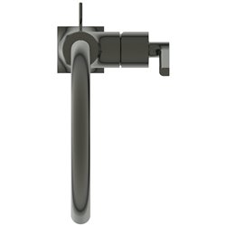 Mitigeur lavabo monotrou Joy Neo Avec tirette et vidage Gris magnétique