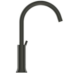 Mitigeur lavabo monotrou Joy Neo Sans tirette ni vidage Gris magnétique