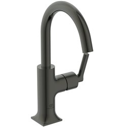 Mitigeur lavabo monotrou Joy Neo Sans tirette ni vidage Gris magnétique