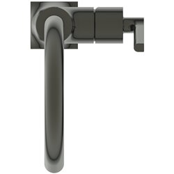 Mitigeur lavabo monotrou Joy Neo Sans tirette ni vidage Gris magnétique