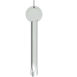 Mitigeur lavabo monotrou Joy réhaussé, chrome, tirette et vidage bonde métal