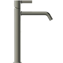 Mitigeur lavabo monotrou Joy réhaussé, gris orage, sans tirette ni vidage