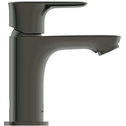 Mitigeur lavabo monotrou Piccolo Connect Air gris magnétique, sans tirette ni vidage