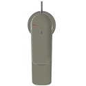 Mitigeur lavabo monotrou Piccolo Connect Air gris orage, tirette et vidage bonde métal
