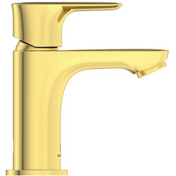 Mitigeur lavabo monotrou Piccolo Connect Air or brossé, sans tirette ni vidage