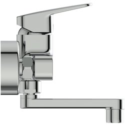 Mitigeur lavabo mural Ceraplan avec bec orientable