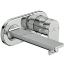 Mitigeur lavabo Tesi mural, saillie 173 mm, avec corps à encastrer