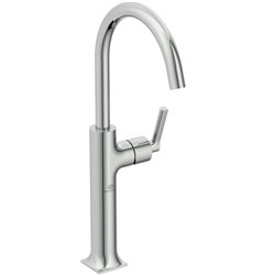 Mitigeur réhaussé lavabo monotrou Joy Neo Sans tirette ni vidage Chromé