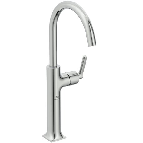 Mitigeur réhaussé lavabo monotrou Joy Neo Sans tirette ni vidage Chromé