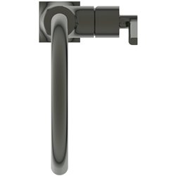 Mitigeur réhaussé lavabo monotrou Joy Neo Sans tirette ni vidage Gris magnétique