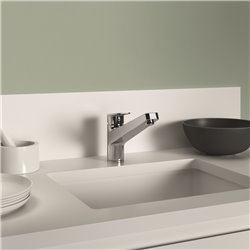 Mitigeur cuisine monotrou Ceraplan Bec bas Blue Start