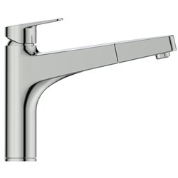 Mitigeur cuisine monotrou Ceraplan Bec tube haut Douchette Extractible 1 jet