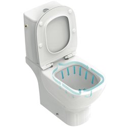 WC à poser Dama Poussoir double 3-6 Litres