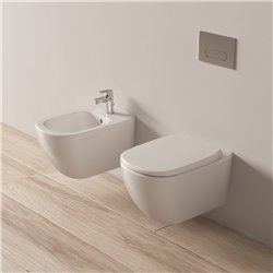 WC suspendu Tesi 535x365x400 mm Sans bride