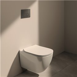 WC suspendu Tesi 535x365x400 mm Frein de chute