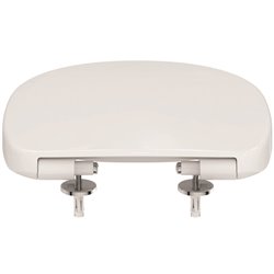 Abattant WC recouvrant Connect Frein de chute Blanc