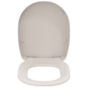 Abattant WC recouvrant Connect Frein de chute Blanc