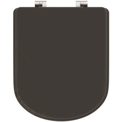 Abattant WC Frein de chute Noir