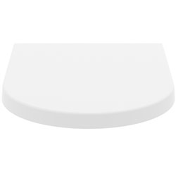 Abattant WC Blend Curve Frein de chute Soie Blanche