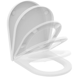 Abattant WC Blend Curve Frein de chute Soie Blanche