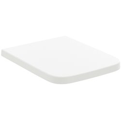Abattant WC Blend Cube Frein de chute Recouvrant Soie Blanche