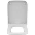 Abattant WC Blend Cube Frein de chute Recouvrant Blanc Brillant