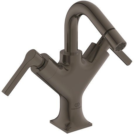 Robinet bidet Joy Neo avec tirette et vidage bonde métal poignées levier