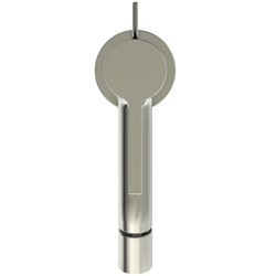 Robinet bidet Joy gris orage, avec tirette et vidage bonde métal