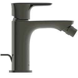 Robinet bidet Connect Air gris magnétique, avec tirette et vidage bonde métal