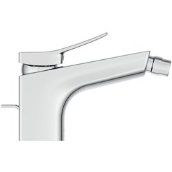 Robinet bidet Check chrome, avec tirette et vidage bonde métal