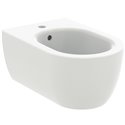 Bidet suspendu Blend Curve 54x35,5 cm Soie Blanche