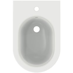 Bidet suspendu Blend Curve 54x35,5 cm Soie Blanche