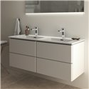 Lavabo Strada II 124x46 cm double