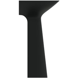 Lavabo monobloc Tipo-Z 3 trous Noir mat