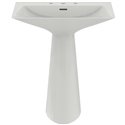 Lavabo monobloc Tipo-Z 3 trous Blanc brillant